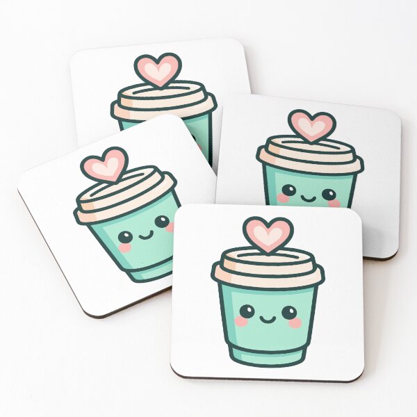 Item preview, Cute Kawaii Coffee Cup – Adorable Coffee Lover  designed and sold by stylishdzign.