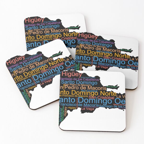 Item preview, Dominican Republic City Names Word Art designed and sold by TheIconSmith.