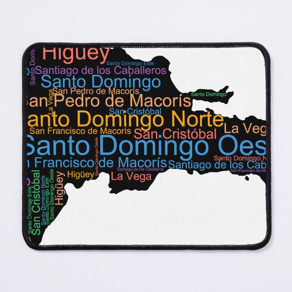 Item preview, Dominican Republic City Names Word Art designed and sold by TheIconSmith.