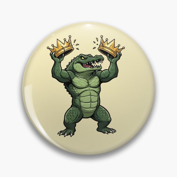 Item preview,  The Fierce Alligator and the Broken Crown - No Kings in America designed and sold by Felinefinesse.