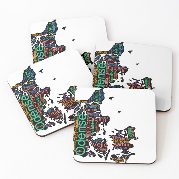 Item preview, Denmark City Names Word Art designed and sold by TheIconSmith.