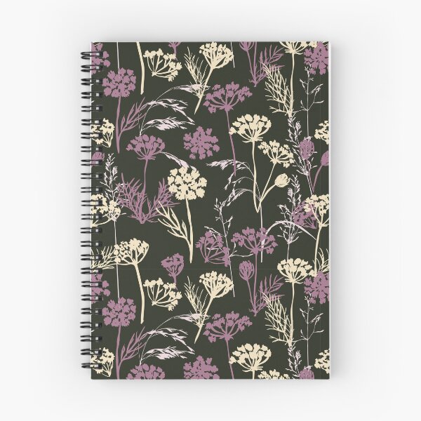 Item preview, Woods Road Wildflowers - Deep Green designed and sold by Sierra Rose Studio.