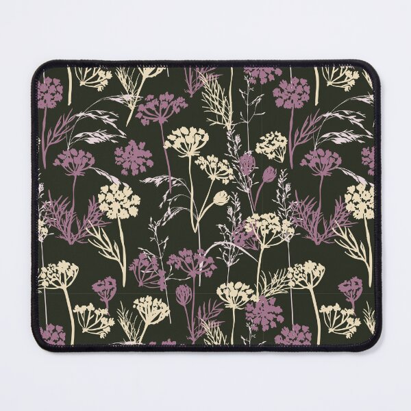 Item preview, Woods Road Wildflowers - Deep Green designed and sold by Sierra Rose Studio.