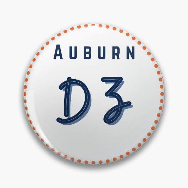 Item preview, Auburn Sorority Football Gameday Pin Button designed and sold by Kickoff Buttons.