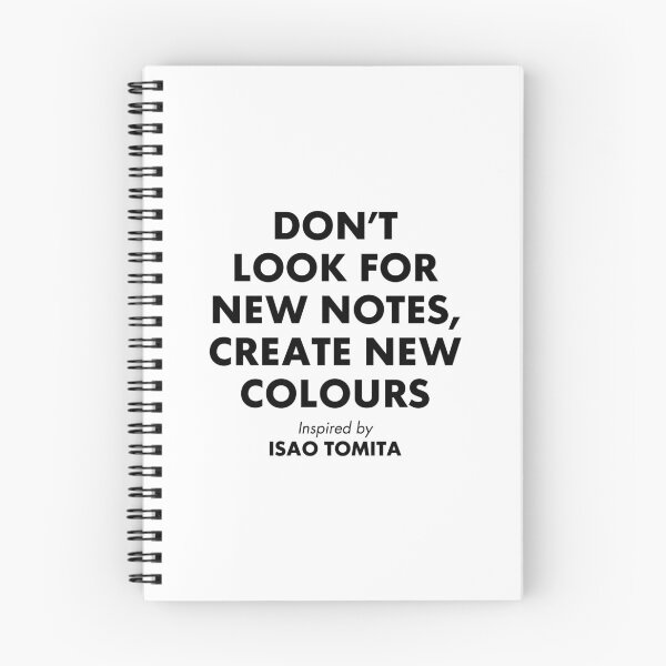 Item preview, Isao Tomita | Don't Look for New Notes | Create New Colors | BLACK VERSION designed and sold by parissiArt.