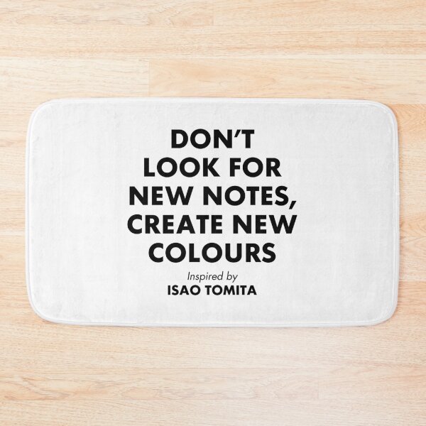 Item preview, Isao Tomita | Don't Look for New Notes | Create New Colors | BLACK VERSION designed and sold by parissiArt.