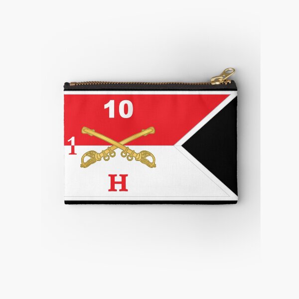 Item preview, Army - Hotel Troop - 1st Squadron, 10th Cavalry Guidon w White Boundries X 300 designed and sold by Military Insignia Products.
