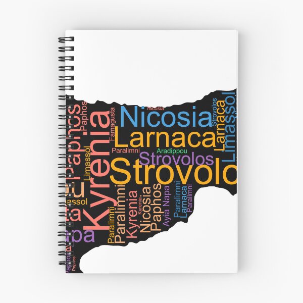 Item preview, Cyprus City Names Word Art designed and sold by TheIconSmith.