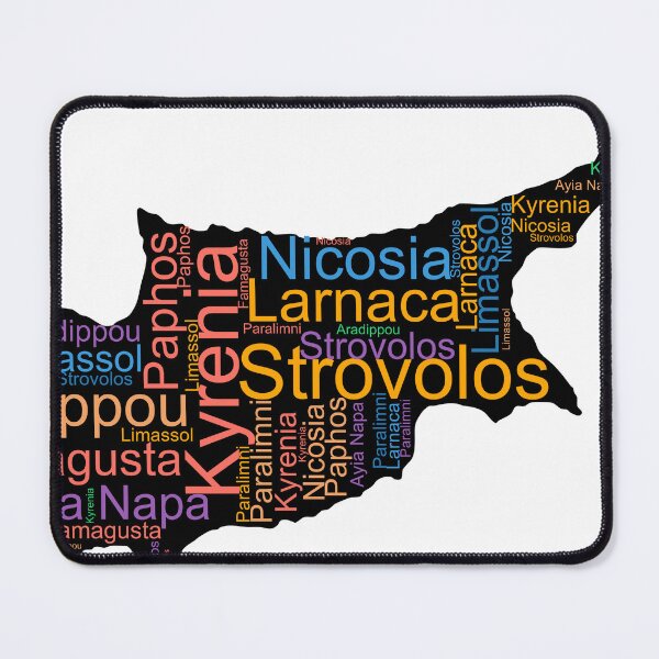 Item preview, Cyprus City Names Word Art designed and sold by TheIconSmith.