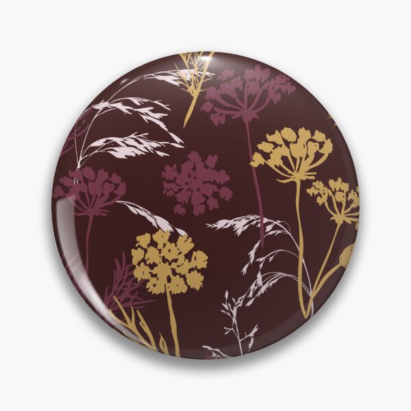 Item preview, Woods Road Wildflowers - Maroon designed and sold by Sierra Rose Studio.