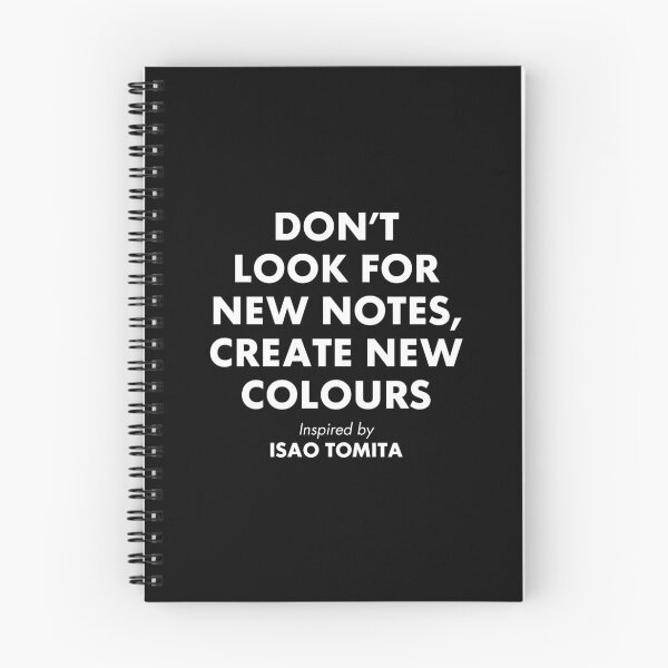 Item preview, Isao Tomita | Don't Look for New Notes | Create New Colors | WHITE VERSION designed and sold by parissiArt.
