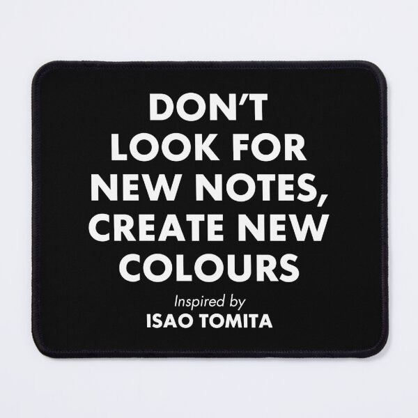 Item preview, Isao Tomita | Don't Look for New Notes | Create New Colors | WHITE VERSION designed and sold by parissiArt.