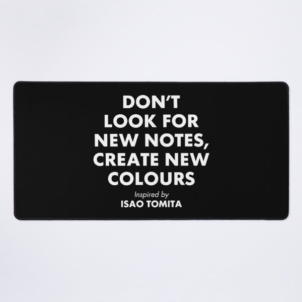 Item preview, Isao Tomita | Don't Look for New Notes | Create New Colors | WHITE VERSION designed and sold by parissiArt.