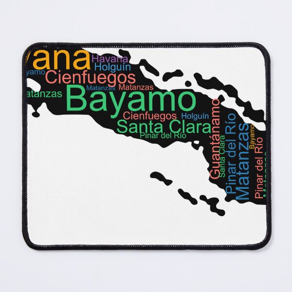 Item preview, Cuba City Names Word Art designed and sold by TheIconSmith.