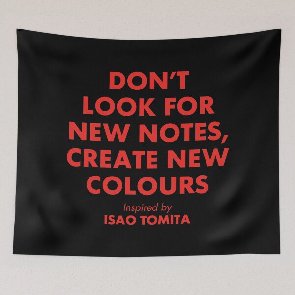 Item preview, Isao Tomita | Don't Look for New Notes | Create New Colors | NETWORK VERSION designed and sold by parissiArt.