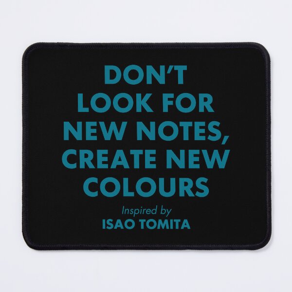 Item preview, Isao Tomita | Don't Look for New Notes | Create New Colors | BLUE VERSION designed and sold by parissiArt.