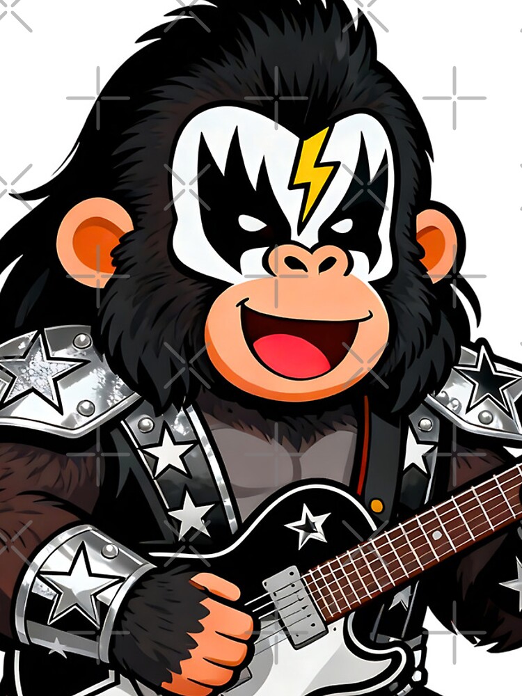 Thumbnail 4 of 4, iPhone Case, A ROCK STAR MONKEY designed and sold by infinitarte.