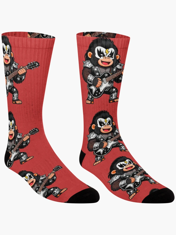 Thumbnail 3 of 5, Socks, A ROCK STAR MONKEY designed and sold by infinitearte.