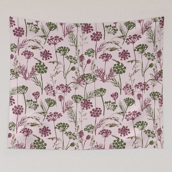 Item preview, Woods Road Wildflowers Large - Pink designed and sold by Sierra Rose Studio.