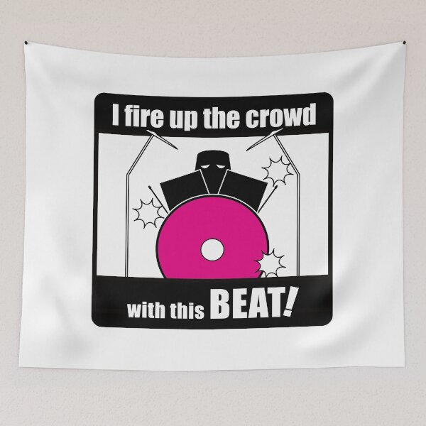 Item preview, Fire Up the Crowd with This BEAT – Rock Drummer Design designed and sold by R-T-Gracie.