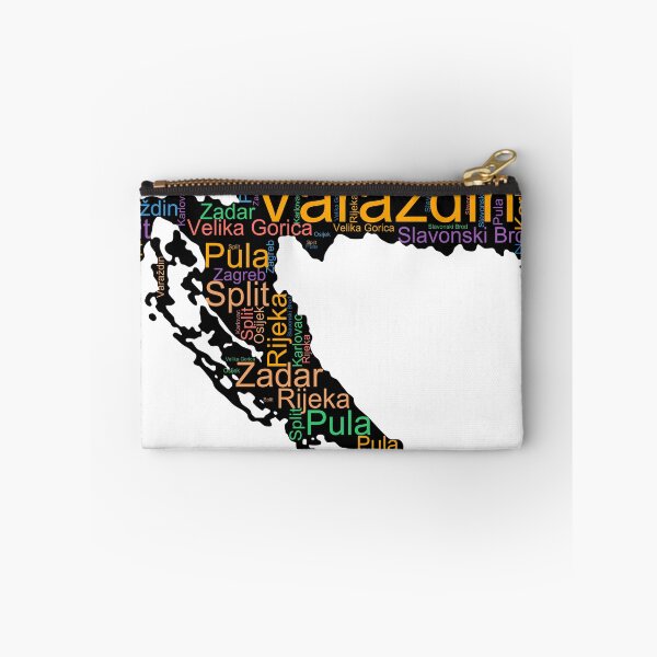 Item preview, Croatia City Names Word Art designed and sold by TheIconSmith.