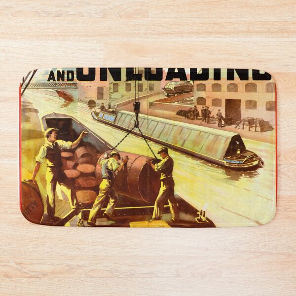 Item preview, Vintage WWII Propaganda Poster | Speed Up Loading & Unloading | Quicker Turnaround | Industrial Realism Art Print designed and sold by artofuniverse.