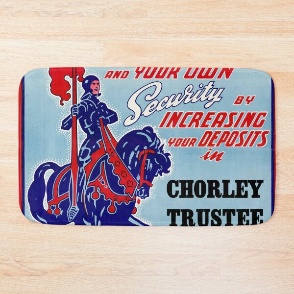 Item preview, Vintage Propaganda Art Poster | Knight on Horseback | War Savings Promotion | World War II Era | Patriotic & Financial Security designed and sold by artofuniverse.