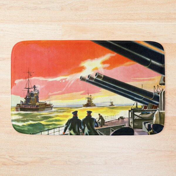 Item preview, WWII British Propaganda Poster | Dramatic Naval Scene at Sunset | Trust the Navy & Save with Savings Certificates designed and sold by artofuniverse.