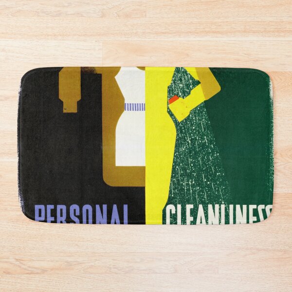 Item preview, Vintage WWII Poster by Abram Games | Personal Cleanliness Art | Iconic Wartime Graphic Design | Hygiene & Health Message designed and sold by artofuniverse.