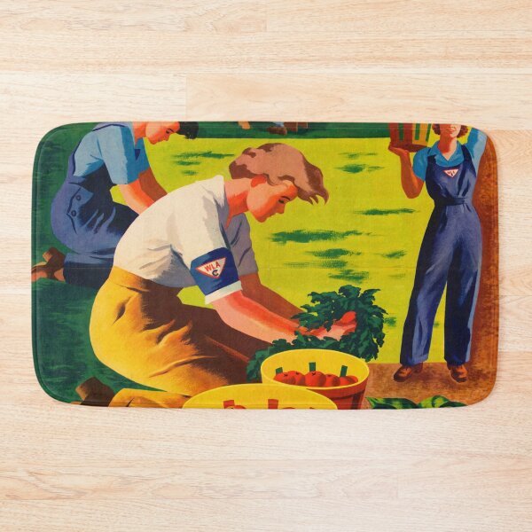 Item preview, Vintage WWII Women's Land Army Poster | Join the U.S. Crop Corps | Pitch in & Help | Iconic Propaganda Art designed and sold by artofuniverse.