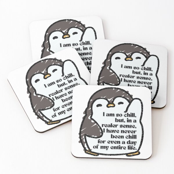 Item preview, Very Chill Penguin with Anxiety designed and sold by parshalltoyou.