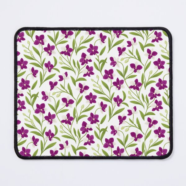 Item preview, Purple Dendrobium Orchid Pattern – Exotic Tropical Floral Design designed and sold by GraceCreation.