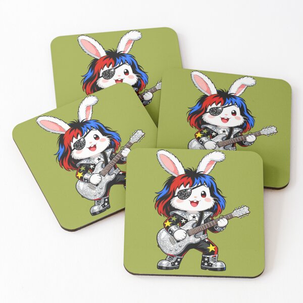 Item preview, A ROCK STAR GIRL BUNNY designed and sold by infinitearte.
