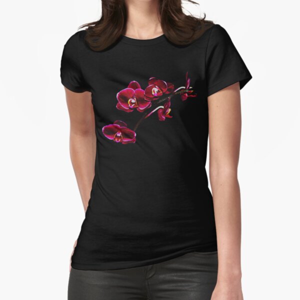 Orchids #8 Fitted T-Shirt