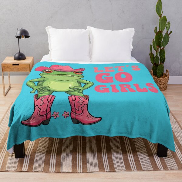 Item preview, Frog Cowgirl Lets Go Girls Western Humor designed and sold by TeeARTHY.