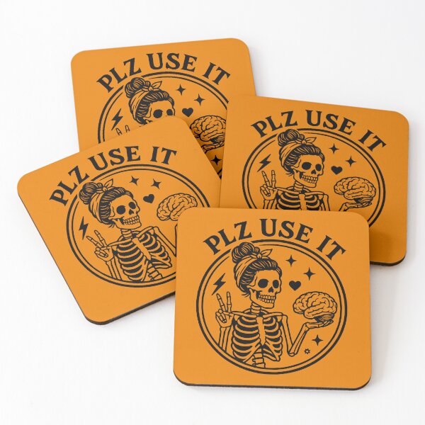 Item preview, Funny Skeleton Mom – Use Your Brain designed and sold by Kaurisdigital.