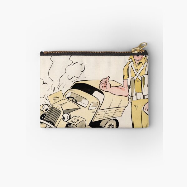 Item preview, World War II Propaganda Poster | British Ministry of Supply Art | David Langdon Cartoon | Military Vehicle Spare Parts designed and sold by artofuniverse.