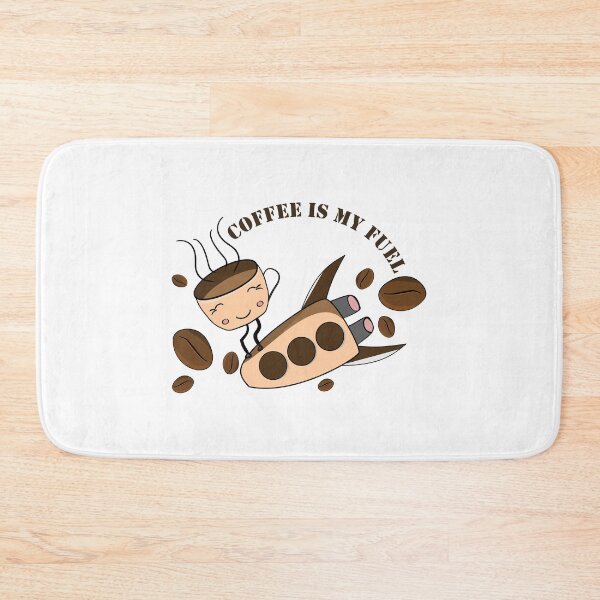 Item preview, Coffee Is My Fuel – Cute Coffee Cup Rocket Design designed and sold by ForcePrint.