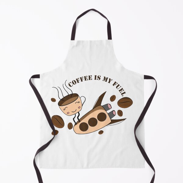 Item preview, Coffee Is My Fuel – Cute Coffee Cup Rocket Design designed and sold by ForcePrint.