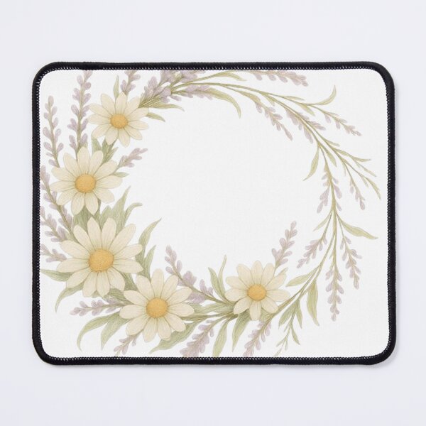 Item preview, Daisy Lavender Flower Crown Cottagecore Art designed and sold by MiLaKK.