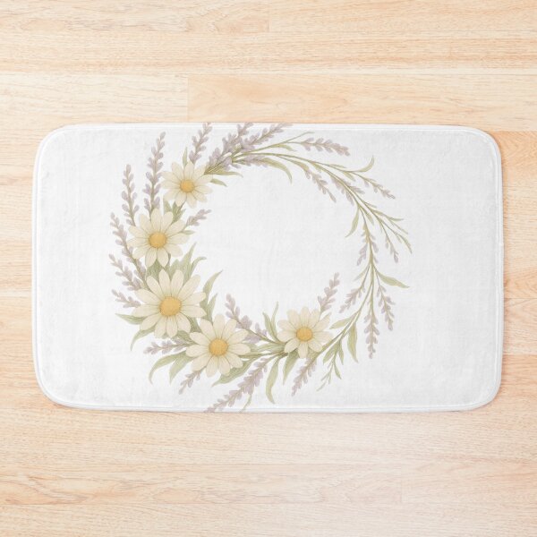Item preview, Daisy Lavender Flower Crown Cottagecore Art designed and sold by MiLaKK.