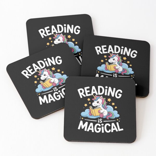 Item preview, Reading is Magical with Unicorn designed and sold by jkrphoto.