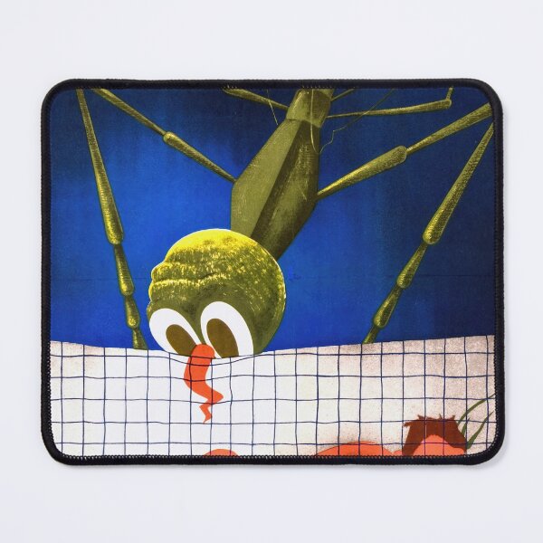 Item preview, Vintage WWII Public Health Poster | Net Profit Bed Net Art | Malaria Prevention Propaganda | Bold Colors & Humor designed and sold by artofuniverse.