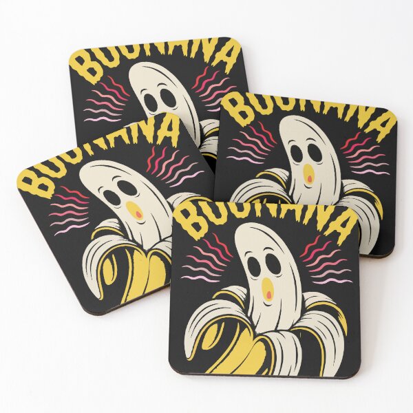 Item preview, Boonana – Funny Ghost Banana Halloween Pun Design designed and sold by T-Chou.