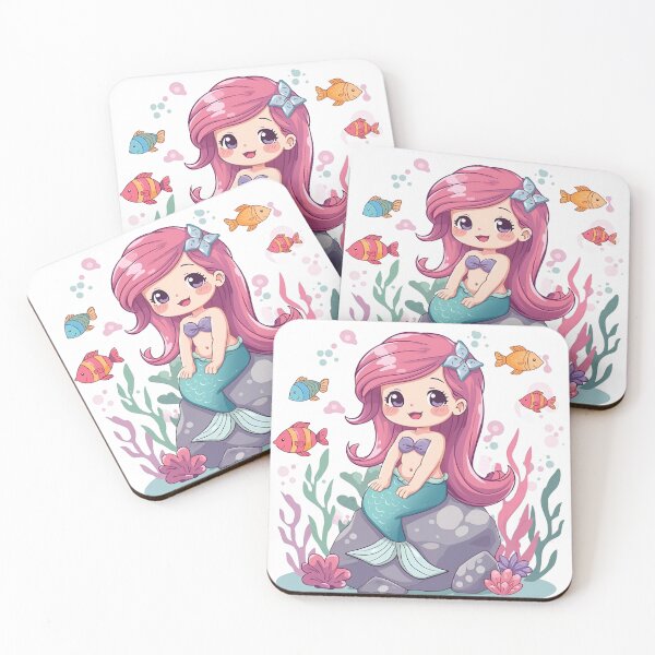 Item preview, Happy mermaid on the rock designed and sold by SimonsDesignArt.