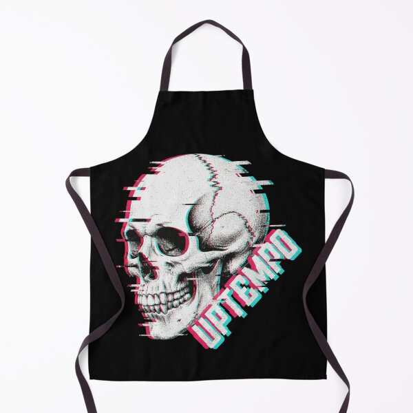 Item preview, Cráneo con fallas de ritmo rápido: diseño vaporwave techno y hardcore designed and sold by SPAZE-Typo.