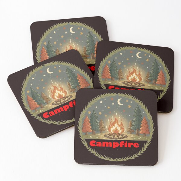 Item preview, Forest Glow Camping Graphic designed and sold by annenambiro.