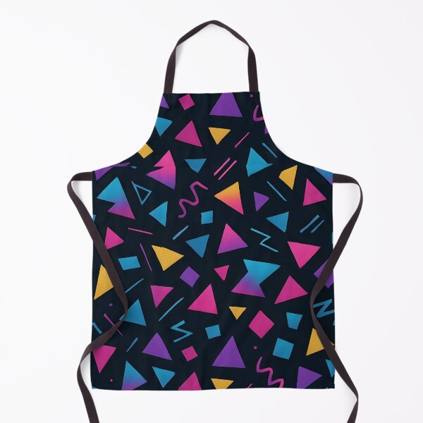 Item preview, Pattern Memphis Neon Anni ’80 – Geometrie Pop a Gradiente (Retro 80s Geometric Neon Pattern) designed and sold by galaxysalvo.