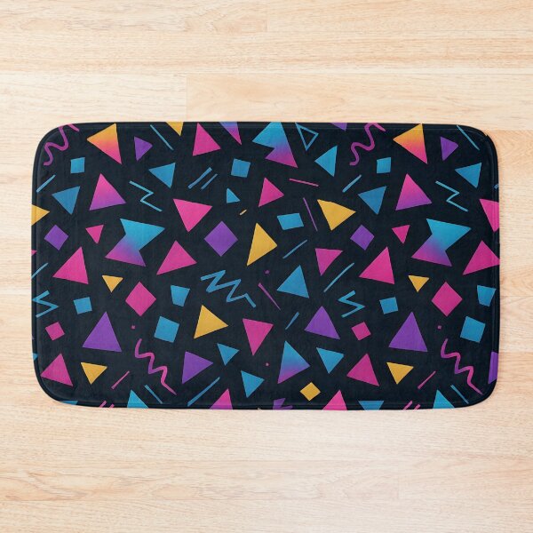 Item preview, Pattern Memphis Neon Anni ’80 – Geometrie Pop a Gradiente (Retro 80s Geometric Neon Pattern) designed and sold by galaxysalvo.