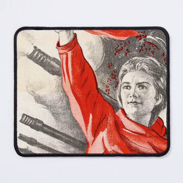 Item preview, Soviet Propaganda Poster Art | World War II Era Print | Motherland's Salute to Heroes | Vintage Wall Decor & Historic Artwork designed and sold by artofuniverse.
